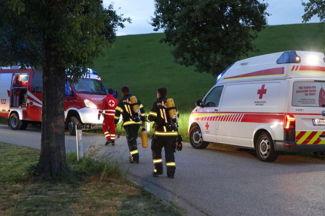 Ein Verletzter bei Brand in einem Gebude in Pram