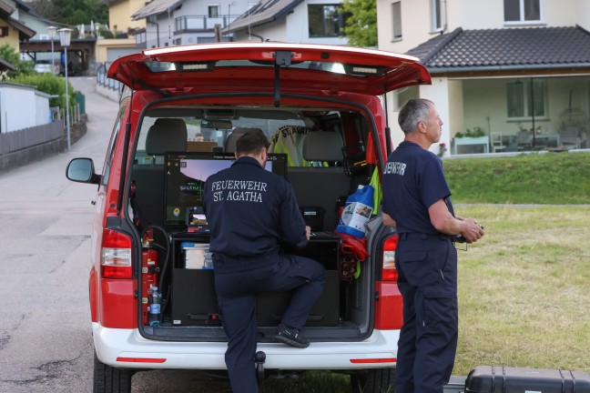 Sechs Feuerwehren bei groangelegter Suchaktion nach abgngiger Person in Altmnster im Einsatz