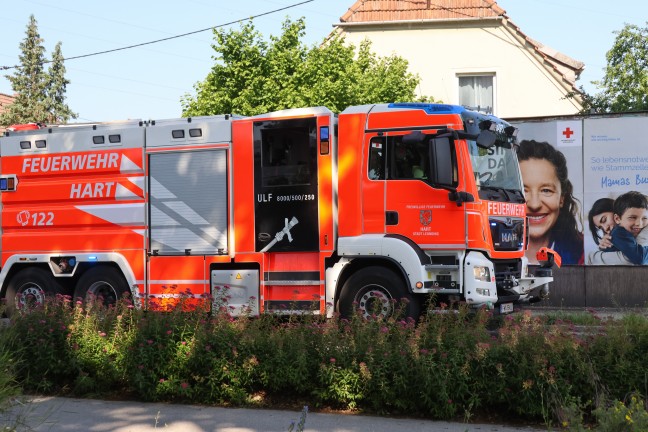 Angebranntes Kochgut: Drei Feuerwehren zu Kchenbrand in einem Wohnhaus in Leonding alarmiert