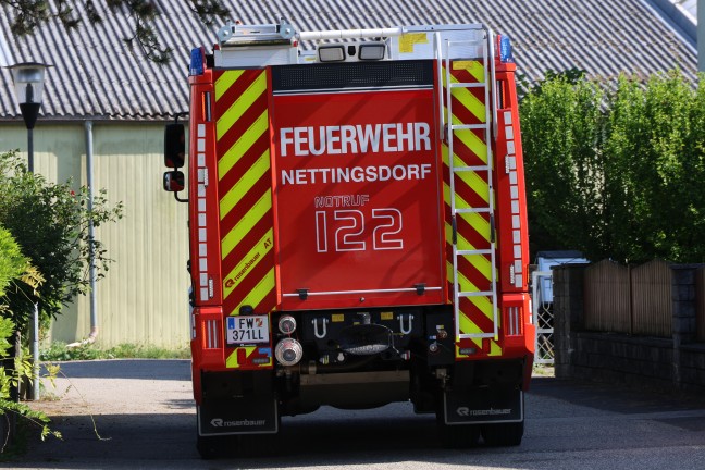 Kchenbrand in einem Wohnhaus in Ansfelden fordert eine leichtverletzte Person