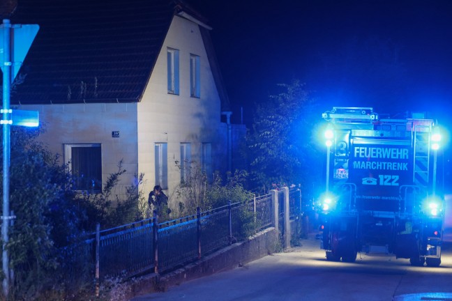 Brandrtlichkeit vom Vortag: Einsatzkrfte zu nchtlichem Brandverdacht nach Marchtrenk alarmiert