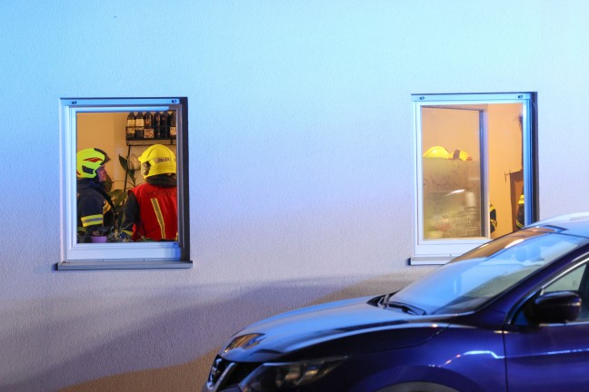 Fnf Verletzte bei Glimmbrand in der Kche eines Einfamilienhauses in Hofkirchen an der Trattnach