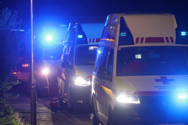 Fnf Verletzte bei Glimmbrand in der Kche eines Einfamilienhauses in Hofkirchen an der Trattnach