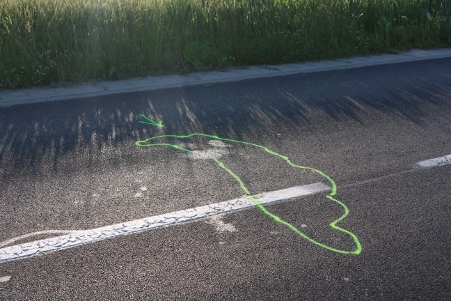 E-Biker (83) bei Kreuzungskollision mit PKW in Desselbrunn tdlich verletzt