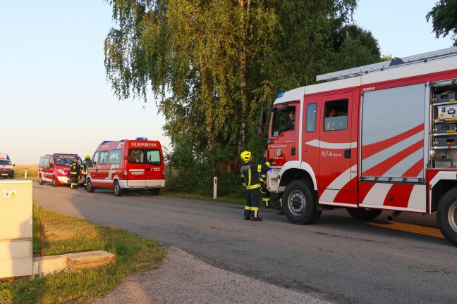 Drei Feuerwehren bei verrauchtem Keller in einem Wohnhaus in St. Marien im Einsatz