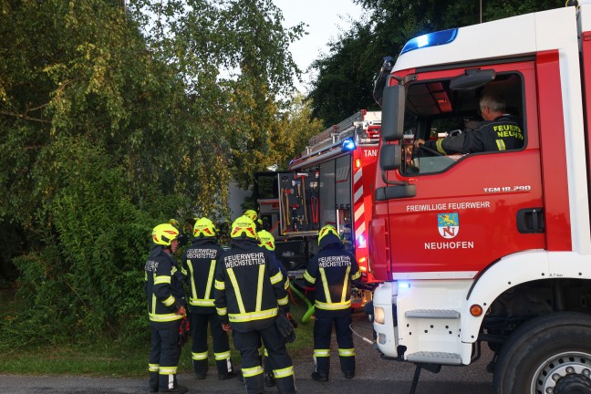 Drei Feuerwehren bei verrauchtem Keller in einem Wohnhaus in St. Marien im Einsatz