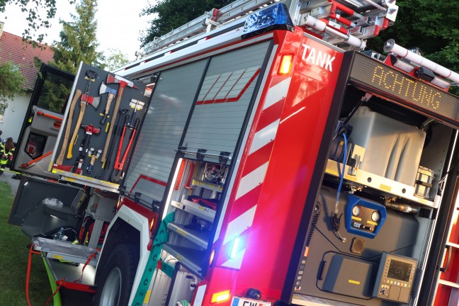 Drei Feuerwehren bei verrauchtem Keller in einem Wohnhaus in St. Marien im Einsatz