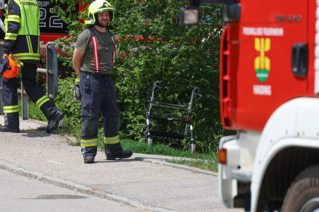 Tdlicher Sturz: Pensionist (86) in Krenglbach scheinbar mit Rollator in Bachbett gestrzt