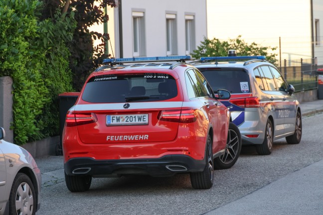 Kohlenmonoxidaustritt nach frischer Lieferung von Holzpellets in einem Wohnhaus in Wels-Pernau