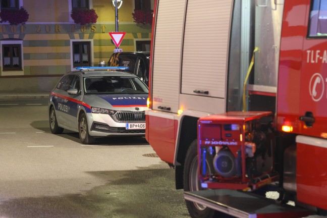 Brand in einer Metzgerei im Ortszentrum von Schrfling am Attersee