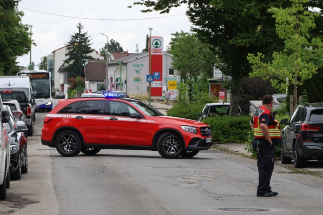 Sturmschaden: Groe ste drohten von Baum in Wels-Vogelweide auf die Strae zu strzen