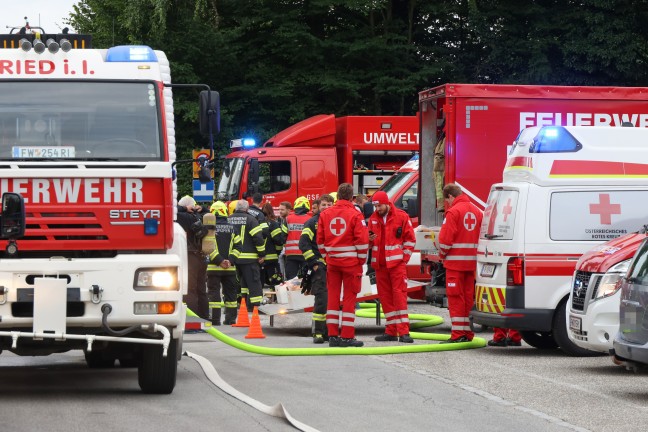 Chlorgasaustritt: Groeinsatz der Feuerwehr bei Freibad in St. Martin im Innkreis