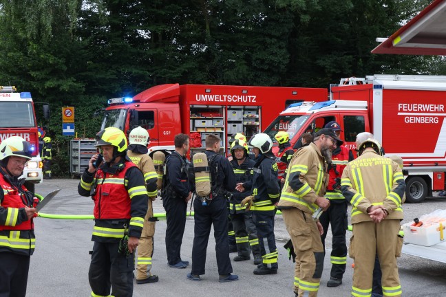 Chlorgasaustritt: Groeinsatz der Feuerwehr bei Freibad in St. Martin im Innkreis