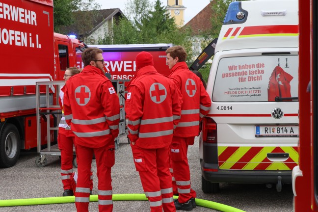 Chlorgasaustritt: Groeinsatz der Feuerwehr bei Freibad in St. Martin im Innkreis