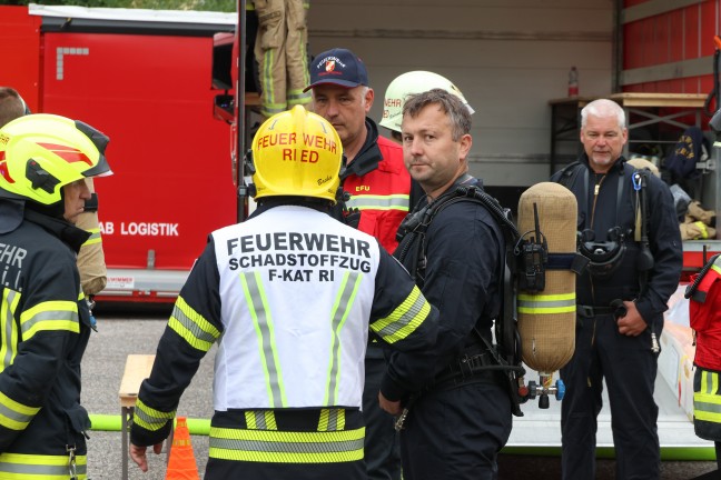 Chlorgasaustritt: Groeinsatz der Feuerwehr bei Freibad in St. Martin im Innkreis
