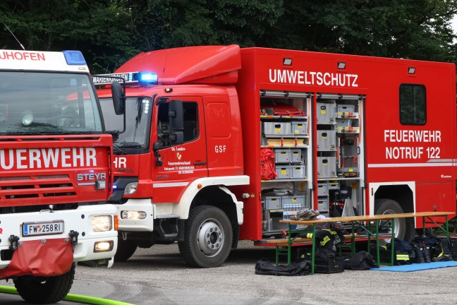 Chlorgasaustritt: Groeinsatz der Feuerwehr bei Freibad in St. Martin im Innkreis