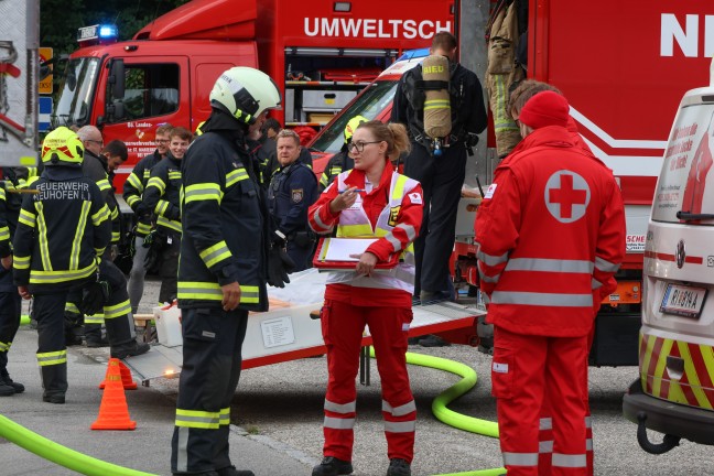Chlorgasaustritt: Groeinsatz der Feuerwehr bei Freibad in St. Martin im Innkreis