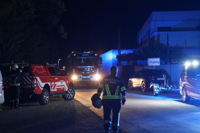 Groangelegte nchtliche Suchaktion nach vermeintlich abgestrztem Motorsegler bei Kronstorf