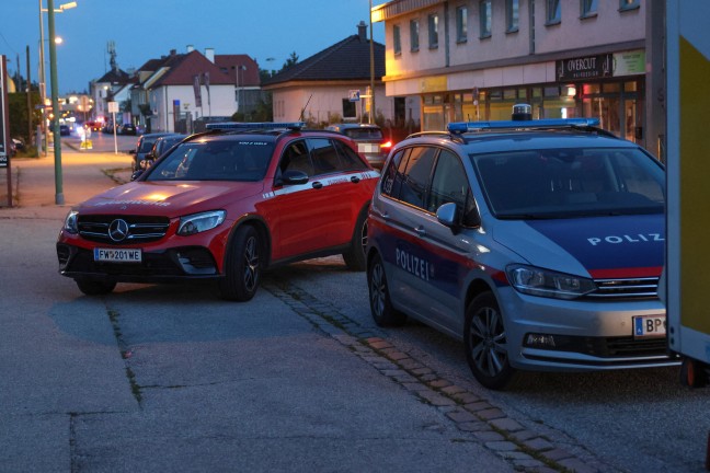 Schadstoffeinsatz: Austritt von Khlmittel aus einem abgestellten Klein-LKW in Wels-Neustadt
