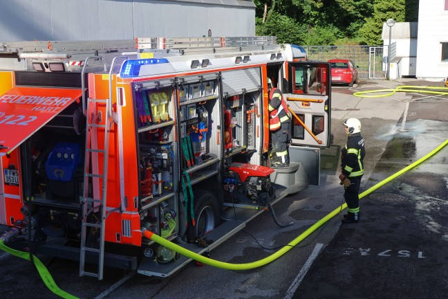 Wohungsbrand in Leonding: Person aus fnftem Stock gerettet - Hund berlebte Brand nicht
