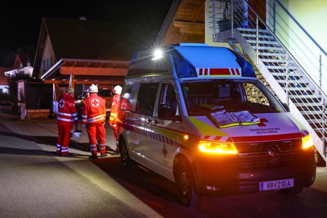 Einsatz fr zwei Feuerwehren bei Kleinbrand im Keller eines Wohnhauses in Regau