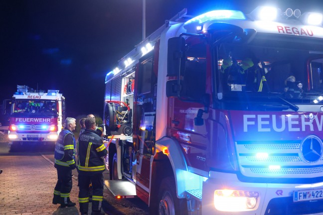 Einsatz fr zwei Feuerwehren bei Kleinbrand im Keller eines Wohnhauses in Regau