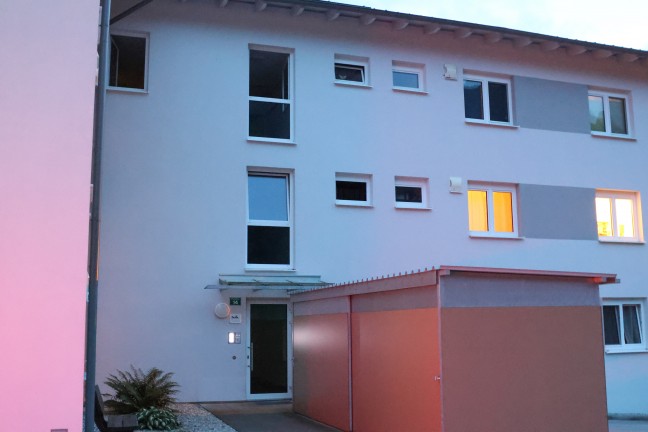 Brand in einer Wohnung eines Mehrparteienhauses in Grnau im Almtal