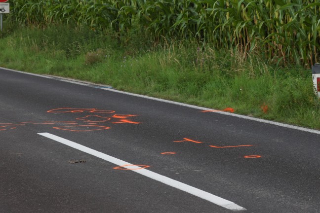 Motorradfahrer (57) bei Verkehrsunfall in Michaelnbach tdlich verunglckt