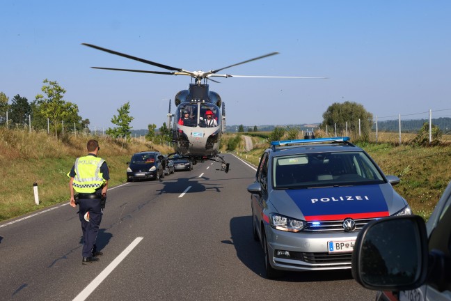 Frontalcrash zweier PKW auf Wiener Strae in Edt bei Lambach fordert zwei Todesopfer (45 und 71)