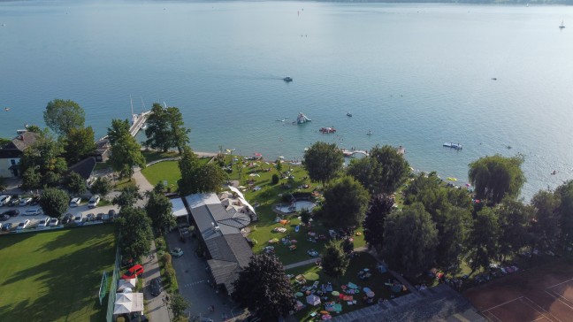 Weyregg am Attersee: Grerer Rettungseinsatz um vermeintlich untergegangenes Kind im Attersee