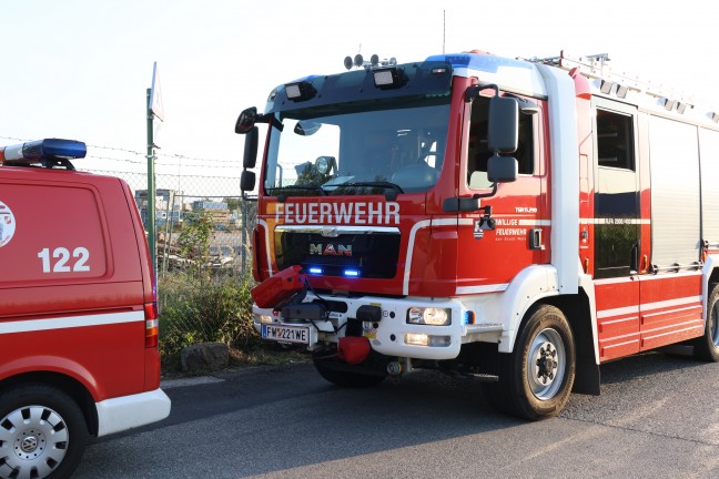 Kleinflchiger Flurbrand in Wels-Neustadt sorgte fr Einsatz der Feuerwehr