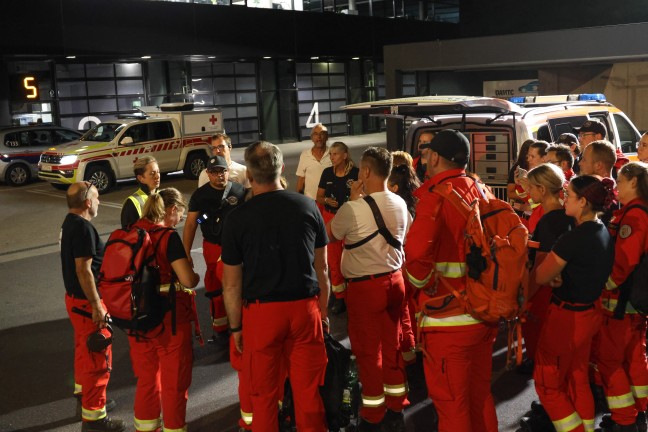 Such- und Rettungshunde im Einsatz: Stundenlange Suche nach abgngiger demenzkranker Frau in Linz