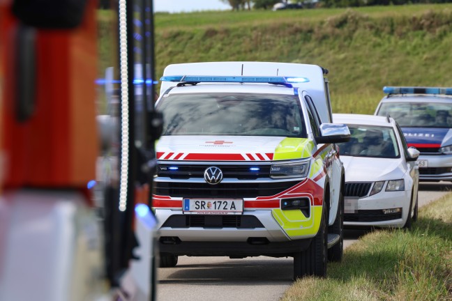 Tdlicher Verkehrsunfall: Auto in Dietach frontal gegen Mauer gekracht