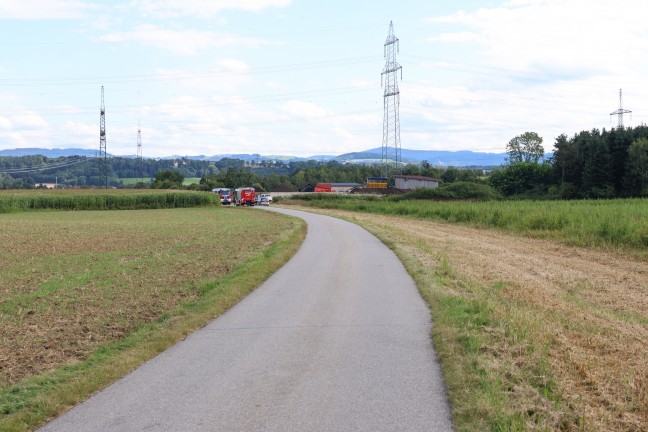 Tdlicher Verkehrsunfall: Auto in Dietach frontal gegen Mauer gekracht