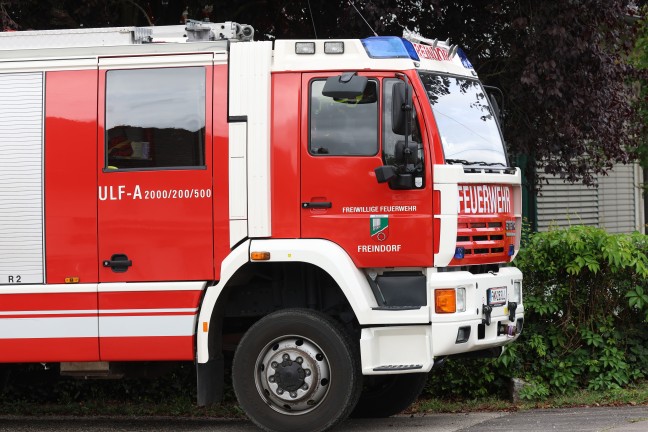 Mehrere Such- und Rettungshunde, Feuerwehren und Polizei bei Suchaktion in Ansfelden im Einsatz
