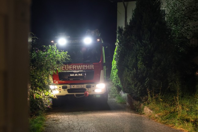 Personenrettung: Einsatzkrfte zur Rettung einer Person aus unwegsamem Gelnde in Sierning alarmiert