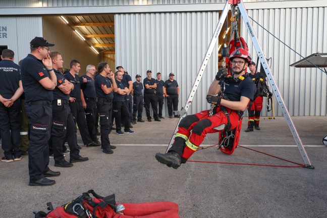 Regionale Fachmesse: Feuerwehr prsentiert eigenen Fhrungskrften Sttzpunkte und Spezialausrstung