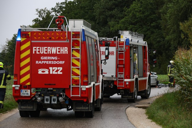Frontalcrash in Weikirchen an der Traun fordert mehrere teils Schwerverletzte