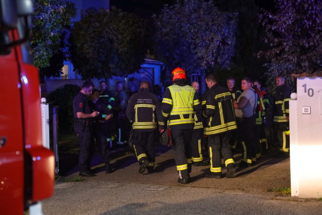 CO-Melder ausgelst: Kohlenmonoxidaustritt nach Pelletslieferung in einem Wohnhaus in Stadl-Paura