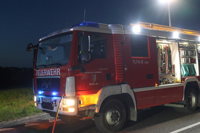 Tdliche Kollision zwischen Motorroller und Motorrad auf Voralpenstrae bei Rohr im Kremstal
