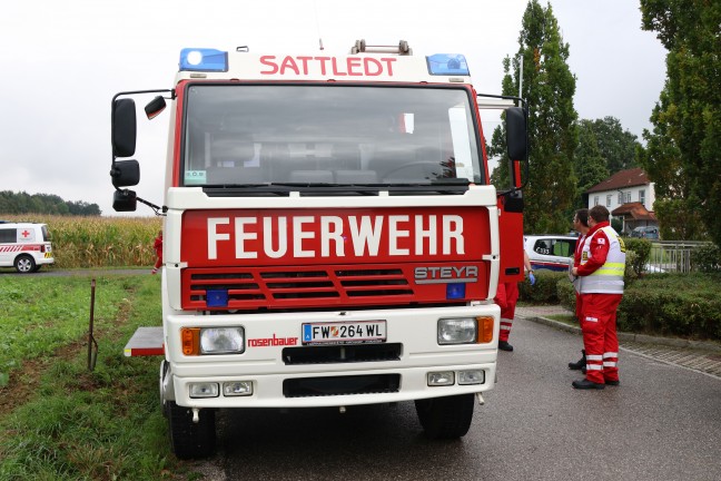 Kochschokolade angebrannt: Einsatz von Feuerwehr, Rettung und Polizei bei Wohngebude in Sattledt