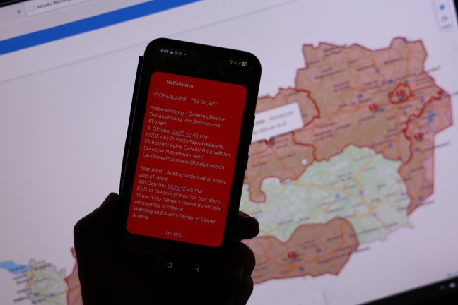 AT-Alert und Sirenen: sterreichweiter Zivilschutz-Probealarm am 04. Oktober 2025