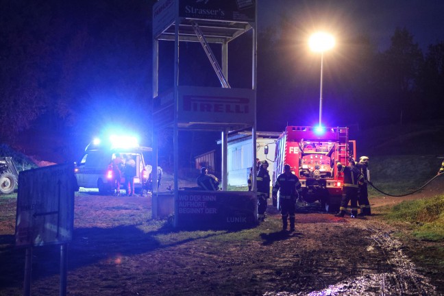 Taufkirchen an der Trattnach: Personenrettung durch Feuerwehr nach schwerem Motocross-Sturz