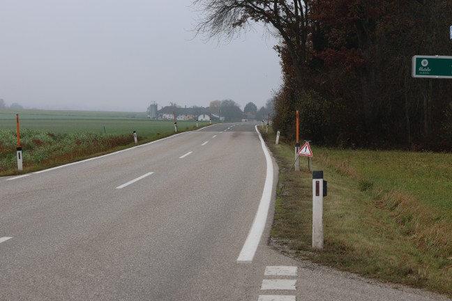 Tdlicher Verkehrsunfall: 35-Jhriger bei Pettenbach nachts von Auto berrollt