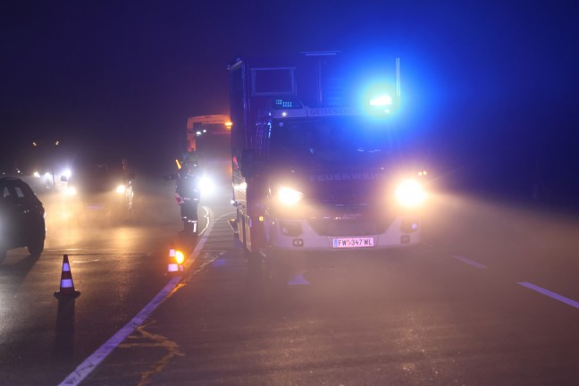 Drei Verletzte bei heftigem Kreuzungscrash auf Wallerner Strae in Pichl bei Wels