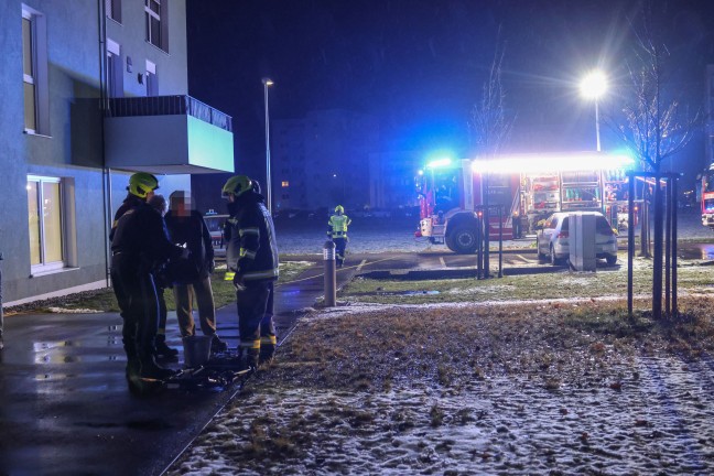 Brand im Keller eines Mehrparteienwohnhauses in Asten