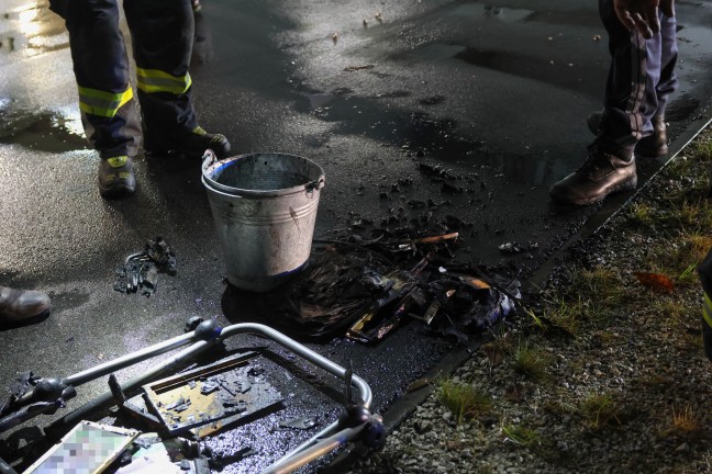 Brand im Keller eines Mehrparteienwohnhauses in Asten