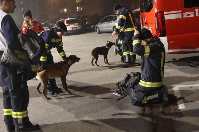 Groangelegte Suchaktion nach abgngigem Mann (38) an Stadtgrenze zwischen Leonding und Linz