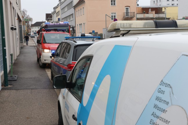 Tablet lste Einsatz von Feuerwehr und Energieversorgungsunternehmen in Wels-Innenstadt aus