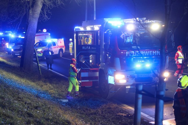 Tdlicher Verkehrsunfall: Autolenker (70) erlag nach schwerem Crash mit Linienbus seinen Verletzungen